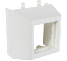 Суппорт с рамкой 1 пост (45х45) на профиль для кабель-канала 75х20  075007S  SPL