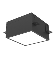 Светильник светодиодный ДВО VARTON DL-GRILL для потолка грильятто 20ВтТ 4000К 200Х200мм IP54 RAL9005 черный муар  V1-R0-90810-10000-5402040  VARTON