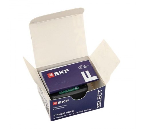 Умное реле в подрозетник 1-канальное с нейтралью Zigbee EKF Connect Select  ssh-1g-zb  EKF