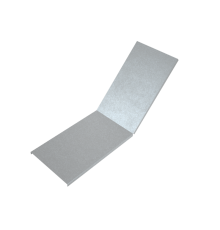 Крышка лестничного вертикального внутреннего угла 45 град 100 мм HD  KLNL45-100 HD  КМ-профиль