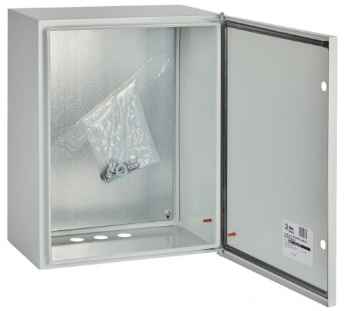  Щит с монтажной панелью металлический ЩМПг-2-0 IP54 (500х400х240) SIMPLE  Б0047698  ЭРА
