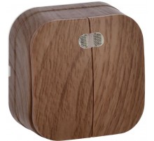 ВС20-2-1-ХД Выключ. 2-кл. инд. о/у 10А GLORY дуб  EVH21-K24-10  IEK