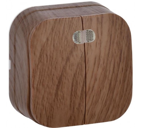 ВС20-2-1-ХД Выключ. 2-кл. инд. о/у 10А GLORY дуб  EVH21-K24-10  IEK