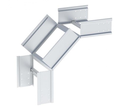 Угол 90 градусов вертикальный внешний лестничный усиленный 150x300 мм (2 мм) HDZ EKF  voltp90150300-2-HDZ  EKF