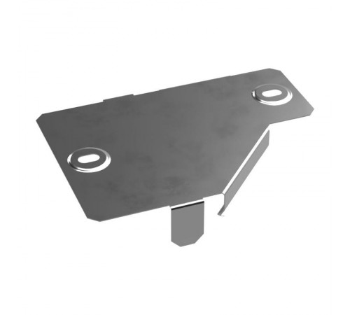 Крышка переходника левого Стандарт INOX (AISI 304) 100х50  PR16.4295  Промрукав