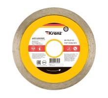 Диск алмазный отрезной сплошной 115x22.2 мм  KR-90-0110  Kranz