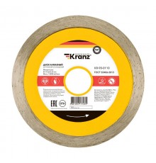 Диск алмазный отрезной сплошной 115x22.2 мм  KR-90-0110  Kranz