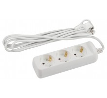 Удлинитель электрический U-3e-10m-3x1,5 с заземлением 3 розетки 10м ПВС 3x1,5мм2 16А  Б0044035  ЭРА