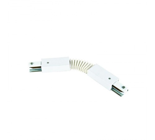 Соединитель для 2-х шинопроводов осветительных типа G, гибкий однофазный белый UBX-Q122 G24 WHITE 1 POLYBAG  UL-00006058  Volpe