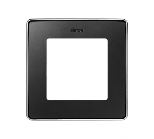 Simon 82 Рамка декоративная, 1 пост, Select, S82 Detail, графит-хром  8201610-241  Simon