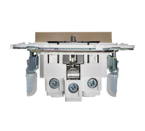 SKANDY Розетка с з/к/ш 16А SK-R04Sa песочный  SK-R14-16-K98  IEK