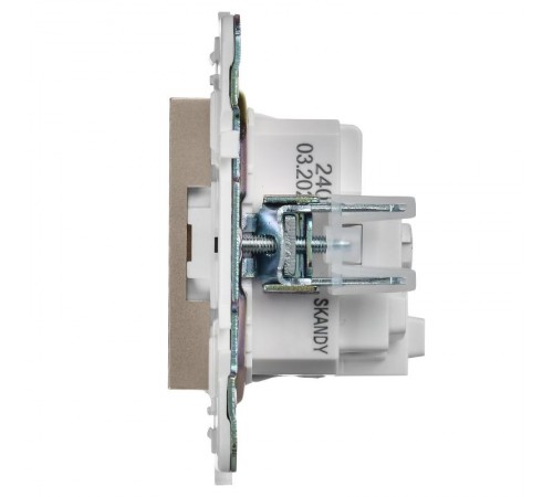 SKANDY Розетка с з/к/ш 16А SK-R04Sa песочный  SK-R14-16-K98  IEK