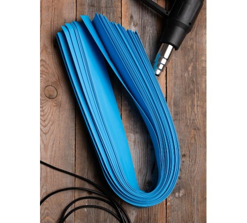 Термоусаживаемая трубка ТУТ нг 40/20 синяя EKF PROxima  tut-40-g-1m  EKF