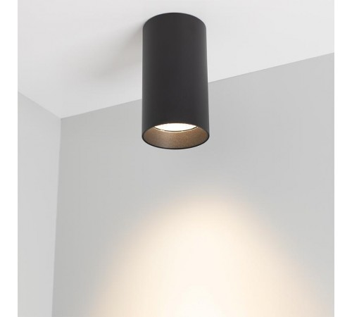 Светильник накладной SP-POLO-R85-1-15W Warm White 40deg (Black, Black Ring)  022951  Arlight