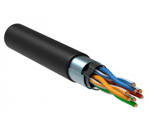 ITK Витая пара F/UTP 5E 4х2х0,52 LDPE черный (305м) РФ/С  LC3-C5E04-339-S-P-R  ITK