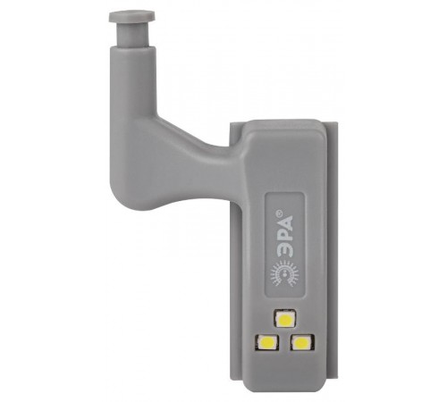 Светильник пушлайт (подсветка) SB-401 на петлю в кухонный шкаф [3SMD LED, 2xA23, бл]  Б0042659  ЭРА