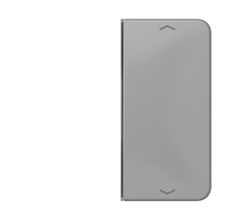 клавиша с символом для 2-клавишного пульта KNX, серая, для серии CD  CD402TSAPGR  Jung