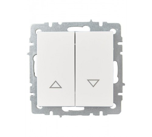 BRITE Выключатель жалюзи 10А ВС10-1-5-БрБ белый   BR-V15-0-10-K01  IEK