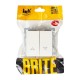 BRITE Выключатель жалюзи 10А ВС10-1-5-БрБ белый   BR-V15-0-10-K01  IEK