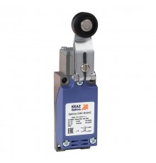 Выключатель концевой OptiLiS D4V-8104Z рычаг металлический с роликом пластиковым XCKP2118P16  365290  КЭАЗ