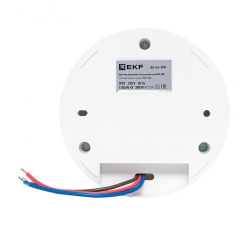 Датчик движения ИК потолочный 1200Вт 360гр. до 8м IP20 MS-28A PROxima  dd-ms-28A  EKF