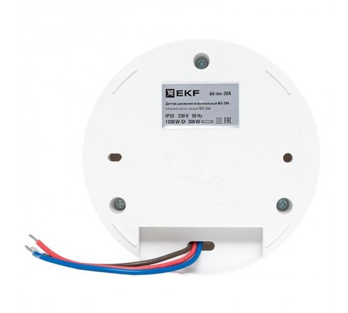 Датчик движения ИК потолочный 1200Вт 360гр. до 8м IP20 MS-28A PROxima  dd-ms-28A  EKF