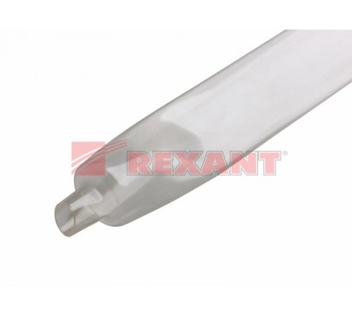 Трубка термоусаживаемая ТУТ 20,0/10,0мм, прозрачная, упаковка 10 шт. по 1  22-0009  REXANT