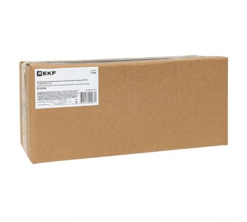 Встраиваемая мини-колонна с беспроводной зарядкой 15Вт, 6 модулей C-Line  cl-vmkwc-6-s  EKF