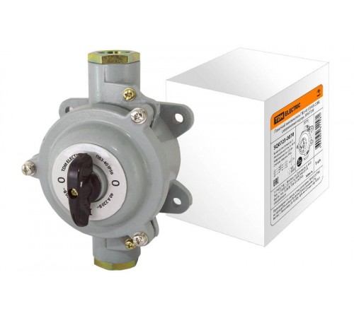 Пакетный выключатель ПВ3-40 3П 40А 220В, силуминовый корпус, IP56  SQ0723-0070  TDM