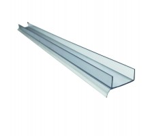 Уплотнитель кухонный, пластик, для ДСП 16 мм, 3м бесцветный (1 шт)  - накл.  129973  Tech-KREP