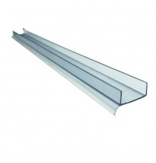 Уплотнитель кухонный, пластик, для ДСП 16 мм, 3м бесцветный (1 шт)  - накл.  129973  Tech-KREP