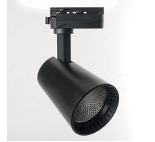 Светильник трековый светодиодный на шинопровод 20W, 1800 Lm, 4000К, 35 градусов, черный, AL100  41606  FERON