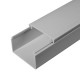 Кабель-канал серый RAL 7035 60х40 (40м/уп) 2-й замок в п/э   PR03.0077  ПРОМРУКАВ