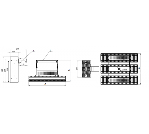 Светильник светодиодный HB LED 150 D60 5000K (EXTREME)  1224001780  Световые Технологии