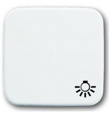 Клавиша для механизма 1-клавишного выкл./перекл./кнопки с символом СВЕТ, серия Reflex SI, цвет альпийский белый  1731-0-1996   2CKA001731A1996  ABB