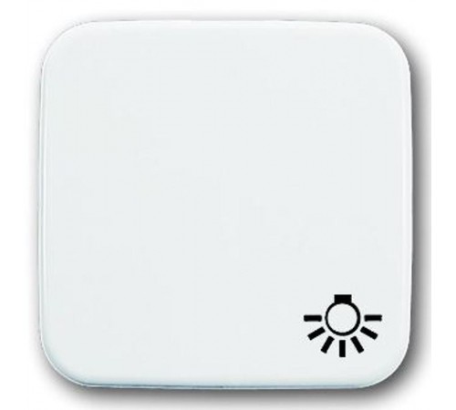 Клавиша для механизма 1-клавишного выкл./перекл./кнопки с символом СВЕТ, серия Reflex SI, цвет альпийский белый  1731-0-1996   2CKA001731A1996  ABB