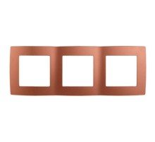 Рамка на 3 поста 12-5003-14  ,  медь  Б0019376  ЭРА