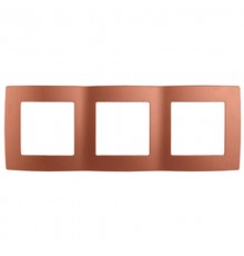 Рамка на 3 поста 12-5003-14  ,  медь  Б0019376  ЭРА