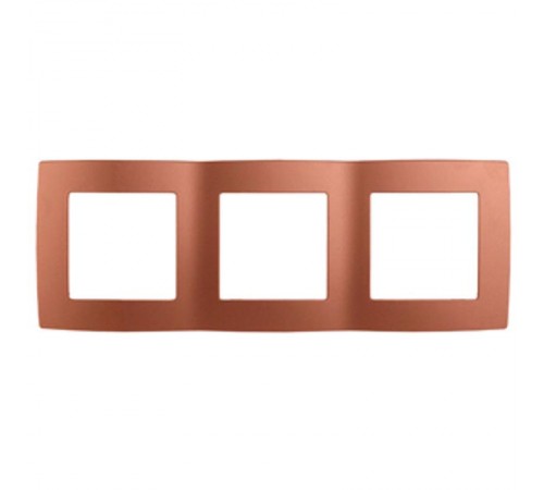Рамка на 3 поста 12-5003-14  ,  медь  Б0019376  ЭРА