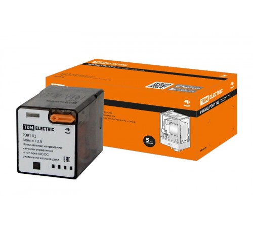 Реле РЭК11Ц/3 10А  24В AC (без разъема Р11Ц арт. SQ1503-0041)  SQ0701-0108  TDM