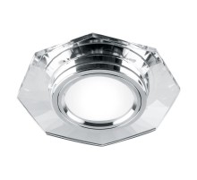 Светильник точечный встраиваемый под лампу 8120-2 MR16 50W G5.3 серебро, серебро/ Silver-Silver  19730  FERON