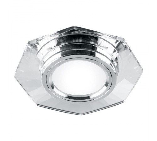 Светильник точечный встраиваемый под лампу 8120-2 MR16 50W G5.3 серебро, серебро/ Silver-Silver  19730  FERON