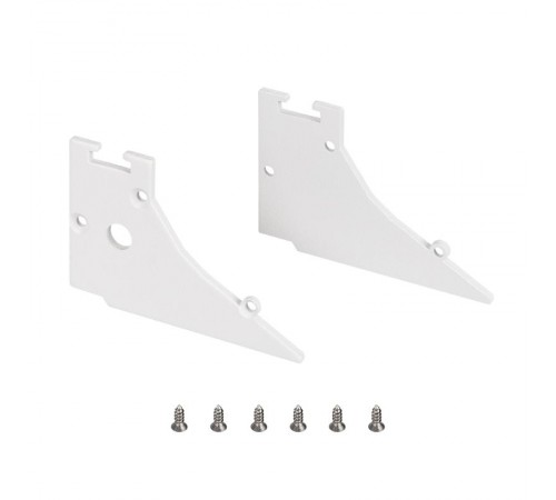 Заглушка FANTOM-W45-BEVEL WHITE (Arlight, Металл)  039954  Arlight