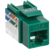 Модуль Keystone Jack кат.6 UTP 110 IDC 90град зелёный  CS1-1C06U-11-02  ITK