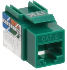 Модуль Keystone Jack кат.6 UTP 110 IDC 90град зелёный  CS1-1C06U-11-02  ITK