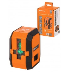 Лазерный уровень ЛУ-1(З), 15 м ± 1 мм/5 м, два луча, 520 нм, зеленый луч, резьба 1/4, "Гранит"  SQ1018-0301  TDM