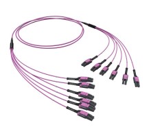 Оптическая разветвительная сборка 12ОВ 50/125 OM4, 6хLC Duplex Uniboot/6хLC Duplex Uniboot, 10м  RNFLL12410  DKC