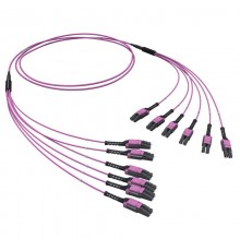 Оптическая разветвительная сборка 12ОВ 50/125 OM4, 6хLC Duplex Uniboot/6хLC Duplex Uniboot, 10м  RNFLL12410  DKC