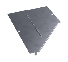 Крышка переходника левого Стандарт INOX (AISI 316) 600х300  PR16.5589  Промрукав