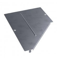 Крышка переходника левого Стандарт INOX (AISI 316) 600х300  PR16.5589  Промрукав